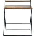 thumbnail image 3 of Urban Shop 2-Tier Wood and Steel Folding Desk, 3 of 5