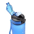 thumbnail image 4 of Tazas Fitness 1000 Ml A Prueba Fugas Con Escala Tiempo para Acampar Y Correr () Azul, 4 of 9
