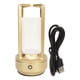 thumbnail image 2 of Lámpara de Mesa LED Lámpara Inalámbrica 3 Colores Regulable Mini USB Luz Nocturna Recargable para Mesa Esquina Estante Entrada Escalera Baño Chimenea ANGGREK Otros, 2 of 8