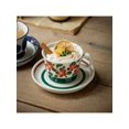 thumbnail image 4 of 200ml Finnish-Style Hand-Painted Floral Ceramic Coffee Cup And Saucer With Vintage Office/Home Afternoon Tea Set, Gift For Birthday, Valentine's Day,, 4 of 5