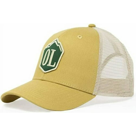 GuideLife Cap Hat Outdoor Life Logo, Low Profile, Mesh Tan-Beige