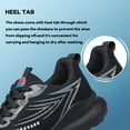 thumbnail image 4 of BNRSHOE Mens Womens Running Shoes Unisex Lace-up Lightweight Sports Athletic Casual Fashion Sneakers, 4 of 7