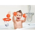 thumbnail image 3 of BRITENWAY Fun Basketball Hoop & Balls Playset for Little Boys & Girls | Bathtub Shooting Game for Kids & Toddlers | Suctions Cups That Stick to Any Flat Surface + 3 Balls Included, 3 of 7