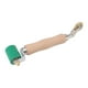 thumbnail image 1 of Rodillo de costura de silicona de 40 mm Rueda de latón de doble uso Mango de madera Papel tapiz Rodillo de costura plana para soldadura de PVC TPO Verde, 1 of 12
