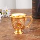 thumbnail image 2 of Copas de retro Gloria Copa grabada champán Cáliz con oro, 2 of 7