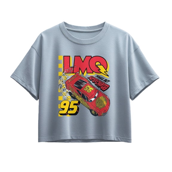 Cars - Supercharged Lmq - Youth Girl Short Sleeve Boxy Tee