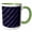 Green/White, variant on 3drose, Multicolor Dot Pattern Background - Colorful Abstract Vector Design, 11oz Two-tone Yellow Mug