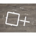 thumbnail image 2 of Ekena Millwork 19 7/8"W x 11 3/8"H x 3/8"T Small Carlisle Decorative Fretwork Wall Panels in Architectural Grade PVC, 2 of 9