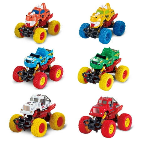Kids Mini Trucks Car Vehicles Pull Back Toy Cars Toddler Vehicle Cool Toy Model Kit for Children Toddlers Kids For Boys Birthday Gift