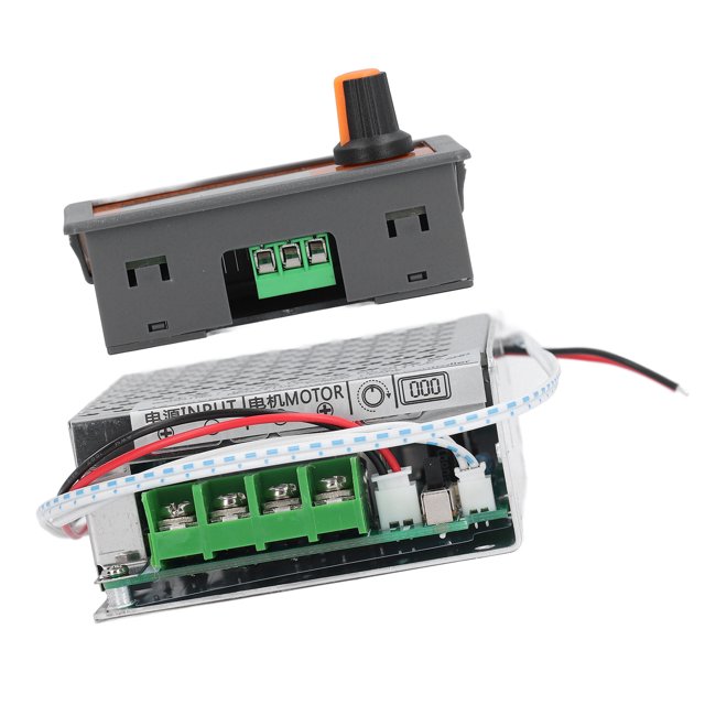 Regulador Controlador de velocidad del motor de CC Pantalla digital PWM Interruptor de velocidad del motor multiusos para ventilador de cepillo ligero 12V-80V 30A ANGGREK Otros