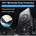 thumbnail image 3 of Support Magnétique Double Rotation 360° & Anneau Magnétique pour Étui iPhone 16 Pro Max [Compatible avec MagSafe] [Double Anneau & Support Intégré] [Protection Militaire 16 Pieds] Étui pour iPhone 16 Pro Max 6.9 Pouces Bleu, 3 of 6