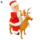 thumbnail image 2 of Gwong Juguete Decoración navideña Caminata Novedad Plástico Elk Pulling Sleigh Papá No Tejor para fiestas Gwong 30013919, 2 of 6