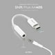 thumbnail image 2 of Adaptador Convertidor Acteck AC-934831 USB Tipo C a Jack 3.5mm Blanco, 2 of 5