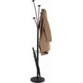 thumbnail image 5 of Alba  Festival Coat Stand in Black- with 5 Black Rounded Coat Pegs and an Integrated Umbrella Holder, 5 of 13