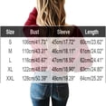 thumbnail image 3 of Lumtrix Sweaters For Women Casual V Neck Criss Cross Backless Long Batwing Sleeve Loose Knitted Sweater Pullovers Blue XL, 3 of 5