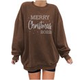 thumbnail image 2 of ICHUANYI Clearance Fashion Women's Print Pullover Tops Long Sleeve Comfortable Blouse Sweatshirt ICHUANYI "ICHUANYI", 2 of 4