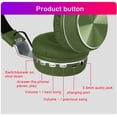 thumbnail image 5 of Foldable Wired Headphones for Kids - Comfortably Designed to fit On-Ear - Works with Toniebox and All 3.5mm Devices,Green, 5 of 6