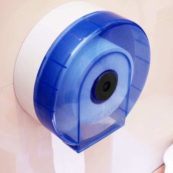 DRAFIDEEP Heavy Duty Plastic Toilet Paper Dispenser Lock Core for Commercial Tissue Boxes with Dark Finish