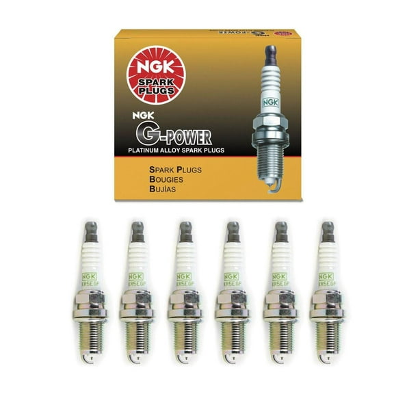 NGK G-Power Platinum Spark Plug Set 6PCS. 7090 BKR5EGP