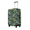 thumbnail image 2 of Fotbe Dinosaur Plays Soccer Luggage Cover Protector,Suitcase Protector,Scratch and Dirt Resistant,Fits 18-32 Inch Luggage-Large, 2 of 9