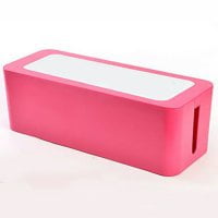 Cable Storage Container Cable Management Box Storage Organizer for Home Office Entertainment Center TV Computer Hides All Wires Power Cord Surge ProtectorL16