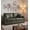 Green Foil Fabric, variant on LLappuil 69" Loveseat Sofa, Upholstered Couch with 2 Throw Pillows for Living Room, Foil Fabric Green