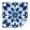 Blue White Tie, variant on Colorful Tie Dye Mandala Pattern Square Tablecloth,Waterproof Square Table Cover,Wipeable Spillproof Washable Table Cover for Home Kitchen Party Decor 42"X42"(107x107cm)