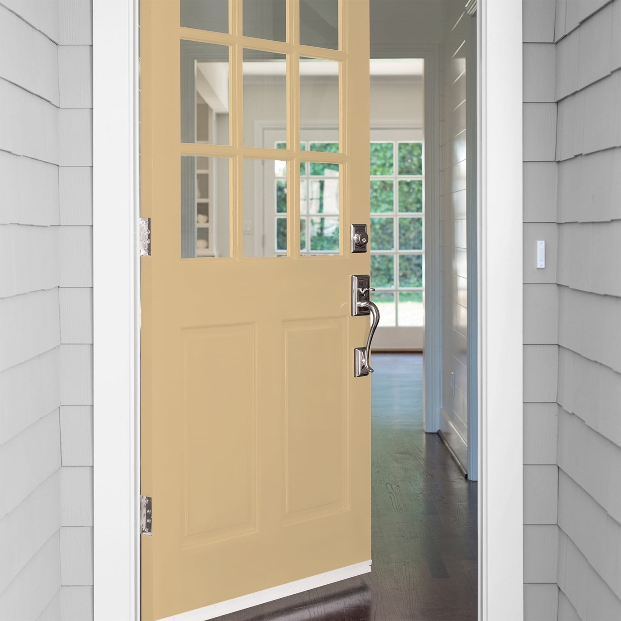Glidden Fundamentals Craftsman Gold / Yellow, Semi-Gloss Exterior Paint, 1 Quart