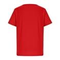 thumbnail image 6 of Delliss Girls Summer Short Sleeve T-Shirts Crewneck Solid Color Casual Tops Tees, 6 of 6