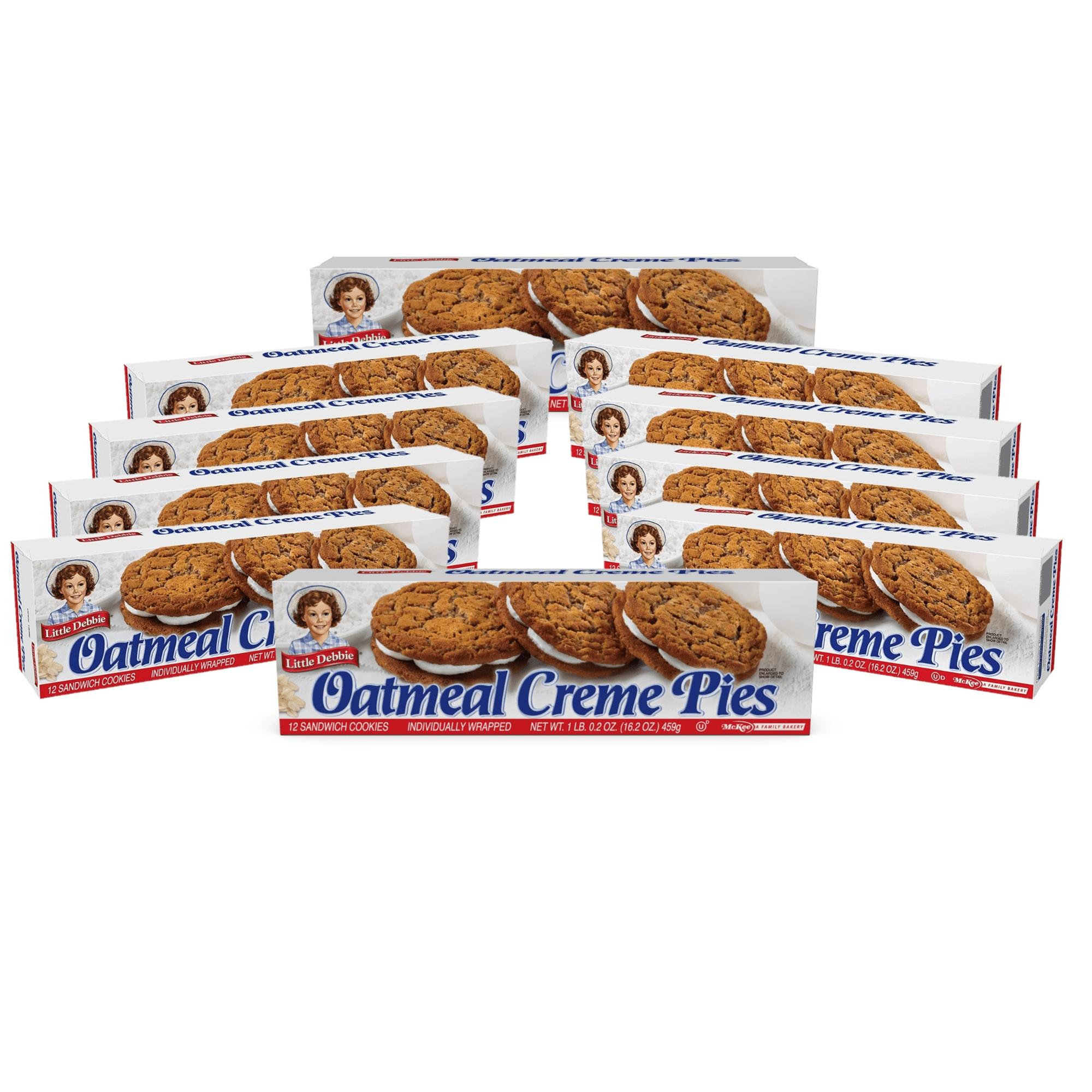 Little Debbie Oatmeal Creme Pies, 10 Boxes of Oatmeal Cookies