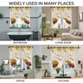 thumbnail image 3 of Sunflower Truck Swag Curtains for Kitchen/Bedroom/Living Room, Yellow Floral Summer Botanical Elegant Pastoral Scalloped Curtains 63 Inch Long, Window Swag Topper Curtains Valances 2 Panels 36"x63", 3 of 8