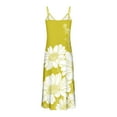thumbnail image 4 of Vestido de Verano Casual de las Mujeres, Impresión Plegada Casual de Verano, Vestido de Cuello en V sin Mangas de Camis, 4 of 8