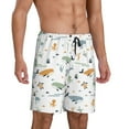 thumbnail image 2 of Sikiie Sea Creatures Mens Pajama Shorts, Lightweight Lounge Pant with Pockets Soft Sleep Pj Shorts for MenXX-Large, 2 of 6