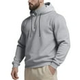thumbnail image 4 of MHFRRA Sudadera con Capucha, Cremallera y Cuello Alto, Cómoda y Ligera, Ideal para Uso Informal y Actividades Al Aire Libre Gris claro, 4 of 7