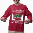 thumbnail image 2 of Christmas Sweatshirt, I Just Want to Go Camping Christmas Sweatshirt, Funny Holiday RV Ugly Sweater, Campfire & Camper Crewneck for Adventurers & Campers, 2 of 5