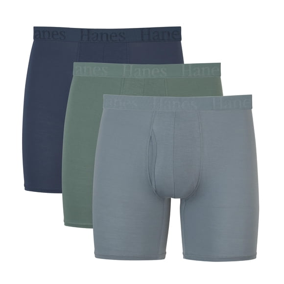 Calzoncillos bóxer y calzoncillos tipo bóxer Hanes para hombre, viscosa y bambú