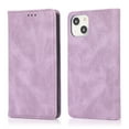 thumbnail image 7 of Allytech Magnetic Case for iPhone 15, [3 Card Slots] [1 Cash Slots] Slim PU Leather Shockproof Camera Lens Protection Kickstand Magnetic Closure Luxury Case for Women Men - Purple, 7 of 7