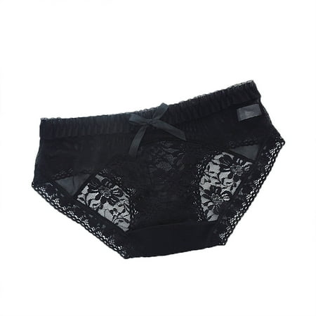 

Qcmgmg Stretch Seamless Briefs Panties Women s Sexy Low Waisted Breathable Lace Underwear