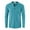 Blue, variant on ZUKMRJPC Men's Long Sleeve Shirts Casual Round-Neck 3-Button Knitted Pullover Sweater Soft Comfy Solid Color Tops