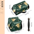 thumbnail image 2 of Holiday Bells Tissue Box Cover Leather Square Rectangle Tissue Box Holder for Bathroom Living Room Desk Office Decor, 2 of 7
