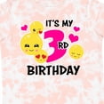 thumbnail image 4 of Inktastic Its My 3rd Birthday with Smiling Emoticons Girls Toddler T-Shirt, 4 of 5