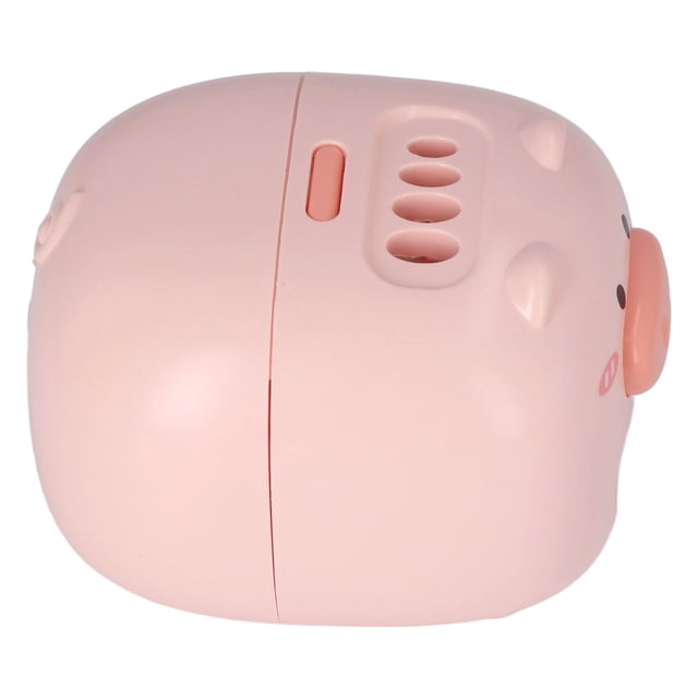 Sunflower Seed Opener Machine, Lovely Pig Shape Intelligent Detection Sunflower Seed Peeler Machine Four Holes Design For Leisure Time Happy,Delicious,Cute,Daze