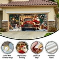 thumbnail image 5 of Fwttom Christmas Garage Door Cover Decorations - Santa Claus & Truck Merry Christmas Banner Garage Door Decor Outdoor Indoor for Xmas Holiday,, 5 of 7