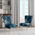 thumbnail image 2 of Designart "Colorful Fluid Ombre Ii" Upholstered Modern & Contemporary Accent Chair and Abstract Arm Chair - Multiple Color & Pattern, 2 of 7