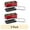 Double Plates Red, variant on Techwood 1500W Smokeless Indoor BBQ Grill - Nonstick Grill & Griddle Plates, 6-Level Heat Control, Glass Lid