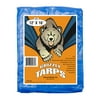 B-Air Grizzly Tarp, 8 x 8 Weave, Multi Purpose Waterproof Tarp, 12X16, Blue, Pack of 10