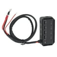 12V Motorcycle Fuse Block Universal 20A Fuse and Relay Box Kit with LED