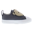 thumbnail image 2 of Converse Chuck Taylor All Star One Strap Oxford Infant/Toddler Shoes Size 6, Color: Sharkskin/Warm Quarry/Egret, 2 of 5