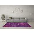 thumbnail image 3 of Ahgly Company Indoor Rectangle Abstract Purple Modern Area Rugs, 5' x 8', 3 of 4