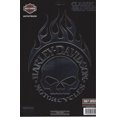 thumbnail image 2 of Harley-Davidson Flaming Skull Logo large Decal, 2 of 2